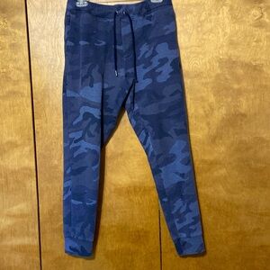 Polo Ralph Lauren blue camo joggers. Small